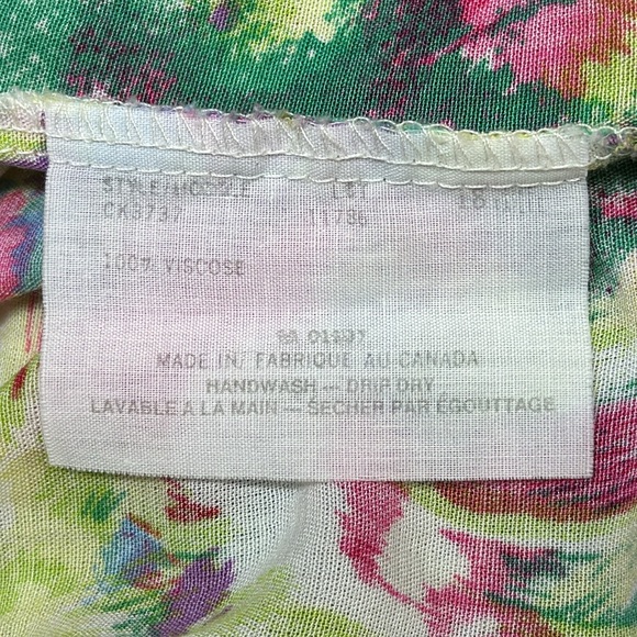 Cimone Colorful Button Down Blouse. Large? - Picture 8 of 8